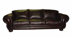 Couch Leather - Ellis 3 Seater