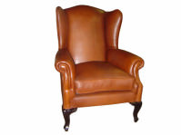 Standard Leather Wingback Chair