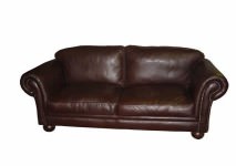 Couch Leather - 2 Seater Rosemary