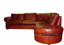 Corner Couch - Leather Triple X