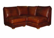 Corner Couch - Leather No Arm