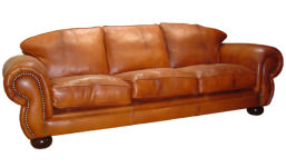 Couch Leather – Ellis 3 Seater